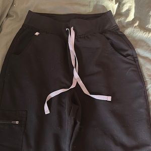 Zamora High Waisted Black Joggers